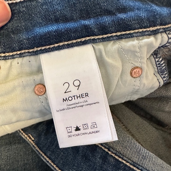 Mother Denim The Saint Ankle Jeans in Gutter Punk Wash | Size 29 - Picture 9 of 13